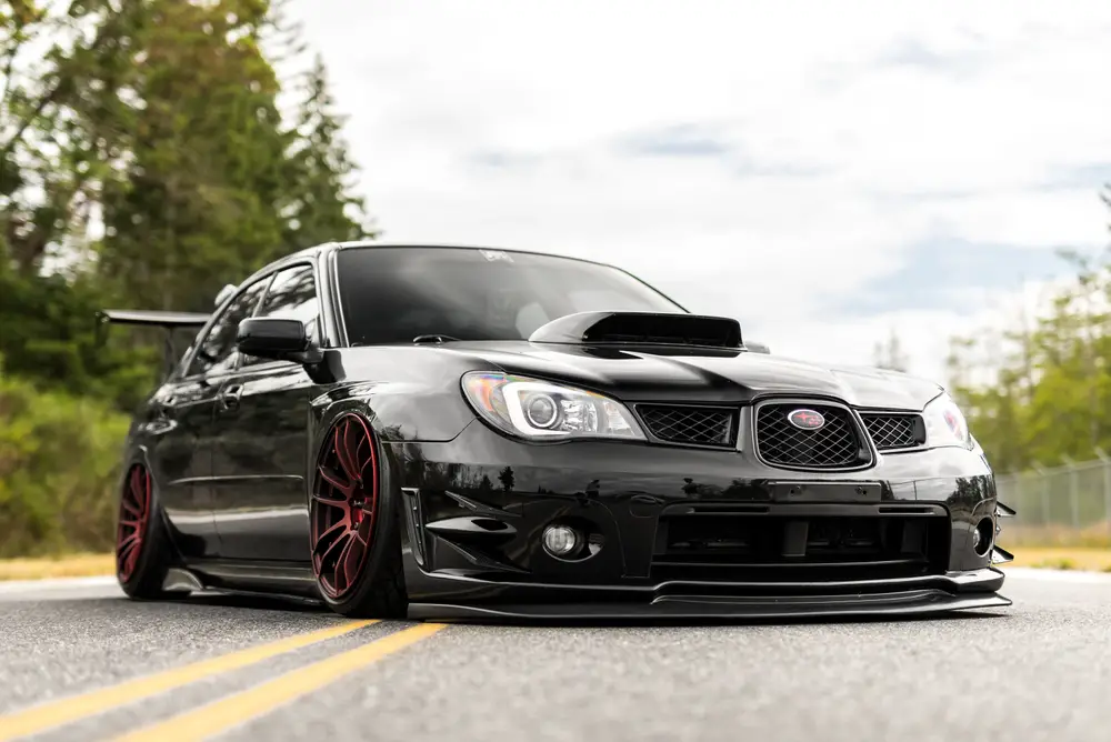 Subaru lowered car